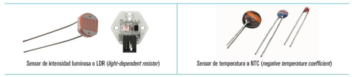 algunos sensores