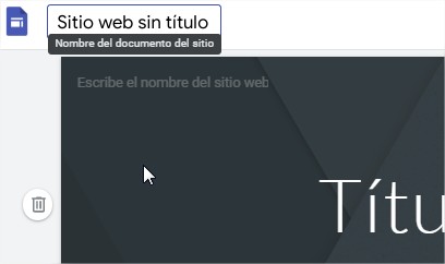 Cambiar nombre de web